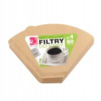 Фильтры для кофе анютины глазки № 4 бумажные 80 шт.