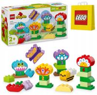 KLOCKI LEGO DUPLO 10444 KREATYWNY OGRÓD I KWIATY PREZENT DLA DZIECKA +TORBA