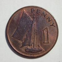 1 Penny, Gambia, 1966r. X9828