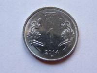 INDIE 1 RUPIA 2014 ROK HAJDARABAD !!!!!!!!!!! 0981