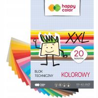 Blok techniczny kolorowy HAPPY COLOR A3 20 kartek
