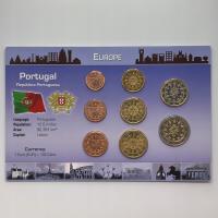 43795. Portugalia, set menniczy w oryginalnym opakowaniu (8 monet)