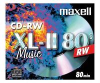 Płyty CD-RW Maxell XLii Audio 80 Minut 10 szt