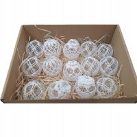 Bombka/ Bombki na szydełku szydełkowa 5cm akryl - Ręcznie robiona