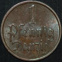 1 Fenig 1937 WMG - piękny egzemplarz - ORYGINAŁ