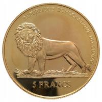 31380. Kongo, 5 franków, 2006r. - okolicznościowa