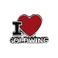 I love Goldwing - przypinka motocyklowa