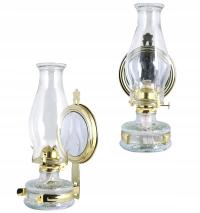 Ретро стеклянная керосиновая лампа с зеркалом для подвешивания