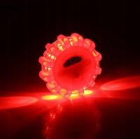 OŚWIETLENIE AWARYJNE OSTRZEGAWCZE 15 LED NA MAGNES CZERWONA 3 BATERIE AAA