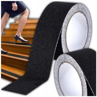 Противоскользящая лента черная шероховатая лестница для ступеней лестницы 50 мм x 5 м