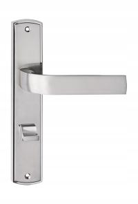 KLAMKA DRZWIOWA EUROPA 72MM WC KOLOR NIKIEL