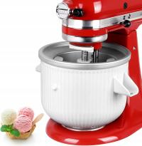 GVODE Przystawka do maszynki do lodów KitchenAid Miska 2 l