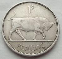 IRLANDIA - 1 szyling - 1954 - BYK