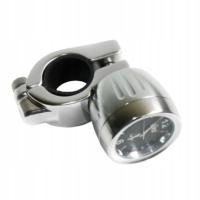 ZEGAREK ALUMINIOWY MOTOCYKLOWY MOTOR CZARNA TARCZA (2381)