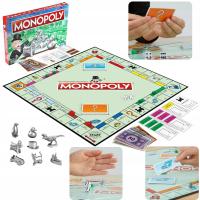 Gra Planszowa HASBRO MONOPOLY CLASSIC Wersja Polska + NAPARSTEK 8 lat +