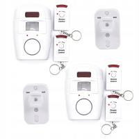 ALARM BEZPRZEWODOWY CZUJNIK RUCHU 120dB 2 CZUJNIKI+ 4 PILOTY do domu biura