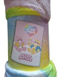 Koc flanelowy CARE BEARS 130x160 Troskliwe Misie miękki
