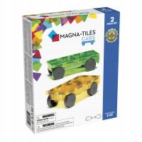Magna-Tiles, klocki magnetyczne Samochody 2 szt. zestaw rozszerzający