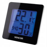 Wielofunkcyjny termometr z budzikiem stacja pogodowa WiFi Sencor SWS 1500 B