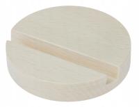 PODSTAWKA drewniana POD TELEFON okrągła eko buk