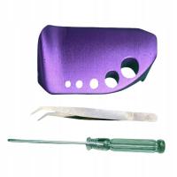 Płyta do dociskania kołowrotka wędkarskiego dla użytkowników lewej ręki, uprość swój fiolet