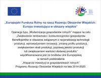 Доска для финансирования ЕС 120x80cm ARiMR