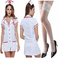 Костюм медсестры униформа медсестры сексуальное маскировка бесплатно чулки