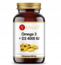 YANGO OMEGA 3 + D3 4000 IU 60 kapsułek