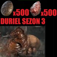 Zestaw SET Duriel Shard Agony Egg Diablo 4 Sezon