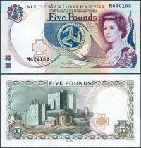 Wyspa Man - 5 funtów ND/2015 * P48 * Elżbieta II