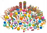 Wypełnienie Piniaty Zabawki do Piniat Mix Dinozaury Auta i inne 110-120 szt