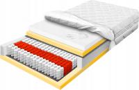Materac 80x190 multipocket z pamięcią kształtu sprężynowy miękki H2