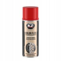 K2 Color Flex Guma w sprayu czerwony 400ml + ALKOTEST ALKOMAT JEDNORAZOWY ATEST 0,08 PROMILA