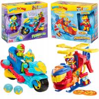 SUPER ZINGS THINGS seria 11 Pizzacopter + Turbo Ice SUPERTHINGS zestaw kid