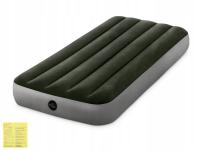 Materac Dmuchany Jednoosobowy Welurowy Łóżko Intex 191x76x25 MODEL 2025