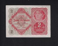 БАНКНОТА АВСТРИЯ -- 2 короны -- 1922 год
