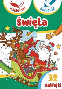 Święta. Naklejam i koloruję Anna Wiśniewska