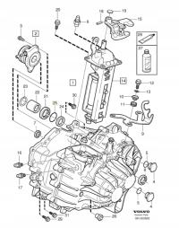 VOLVO XC90 XC60 XC70 uszczelka tulei przekladni katowej