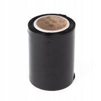 FOLIA STRETCH MINI RAP 0,21 KG 10CM CZARNA Mocna! 50mm strecz mały