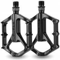 PEDAŁY ROWEROWE PLATFORMOWE ALUMINIOWE DO ROWERU MTB LEKKIE ZESTAW 2 SZT