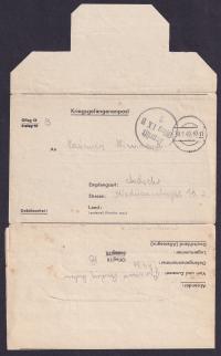 OflagIXB Weilburg listownik prowizoryczny 1940(39)