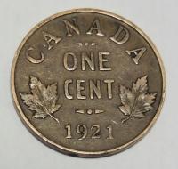 KANADA 1 cent 1921