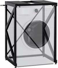 Półka nad pralkę Caleb Czarna