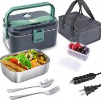 ELEKTRYCZNY LUNCHBOX PODGRZEWACZ OBIADU POJEMNIK JEDZENIA 1.8L 60W 12V 24V