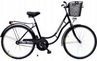 Женский Велосипед Дамка Мужской Городской Универсал 28 Корзина