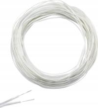 Przewód SLIM transparentny do Neon LED LEDON 2x0,1mm2 przeźroczysty płaski