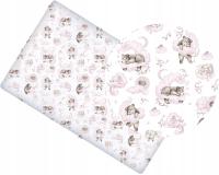 Простыня для детской кроватки 160X80 с эластичной резинкой из плотного хлопка 100% BABYMAM