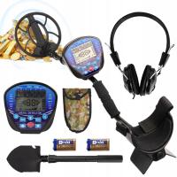 DETEKTOR METALU 5 TRYBÓW WYKRYWA 6 METALI LCD IDEALNY DO SZUKANIA SKARBÓW