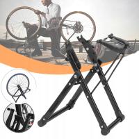 SKŁADANY STOJAK ROWEROWY REGULOWANY SERWISOWY MONTAŻOWY DO NAPRAW ROWER