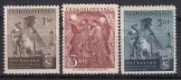 Czechosłowacja 1951 Mi 688-690 Czyste **